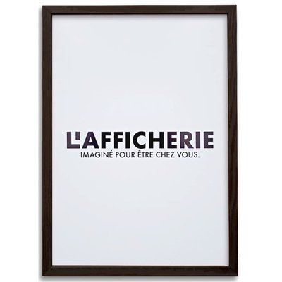 Cadre bois noir L'AFFICHERIE