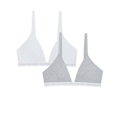 Lot de 2 brassières triangle ados en coton LOVIZ UNDIZ