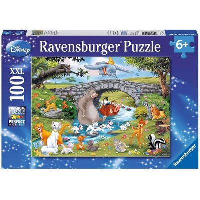 Puzzle 100 pièces XXL - La famille d'Animal Friends / Disney RAVENSBURGER