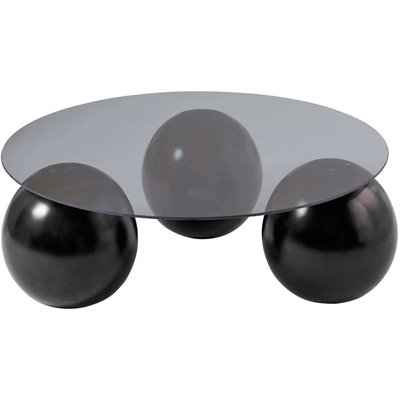 Table basse ronde en verre Miro HANAH HOME