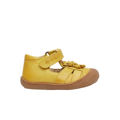 Sandales semi-fermée avec fleurs appliquées MAGGY NATURINO