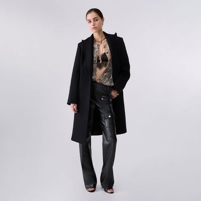 Manteau long en laine LIU JO