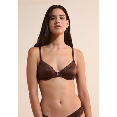 Soutien-gorge sans coques satiné CHUCHOTEE ETAM