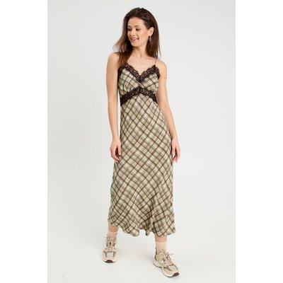 Robe longue droite bretelles CACHE CACHE