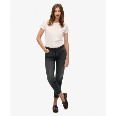 Jean slim taille mi-haute en coton biologique SUPERDRY