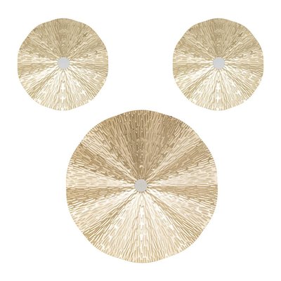 Lot de 3 déco murales LESLIE ATMOSPHERA