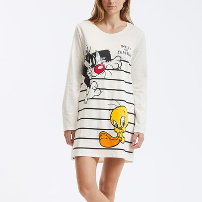 Chemise de nuit Big Tee en coton Titi & Gros minet TWEETY !