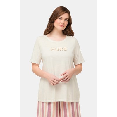 T-shirt avec broderie PURE. Décolleté rond ULLA POPKEN