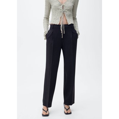 Pantalon droit pinces MANGO