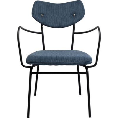 Chaise avec accoudoirs Viola bleue KARE DESIGN