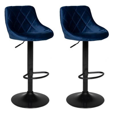 Lot de 2 tabourets de bar, ROBIN HAPPY GARDEN