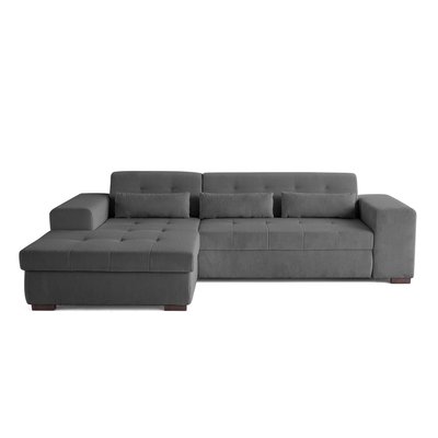 Canapé d'Angle Convertible en Velours côtelé 4 places - VERMONT LISA DESIGN