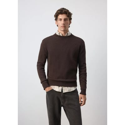 Pull-over maille laine mélangée MANGO MAN