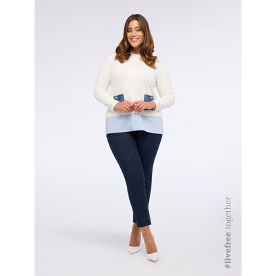 Poches latérales, fermeture par bouton et zip FIORELLA RUBINO