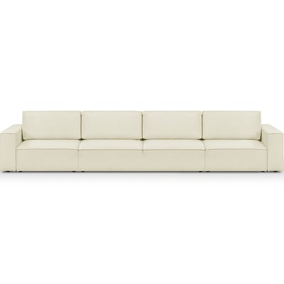Canapé convertible 7 places en tissu bouclé - HARPER MOD HOMIFAB