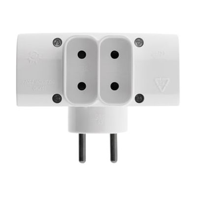 Multiprise Quadriplite 2 X 16a + 2 X 6a Blanc ZENITECH