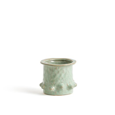 Ivaneo 14cm Diameter Enamelled Stoneware Flower Pot LA REDOUTE INTERIEURS