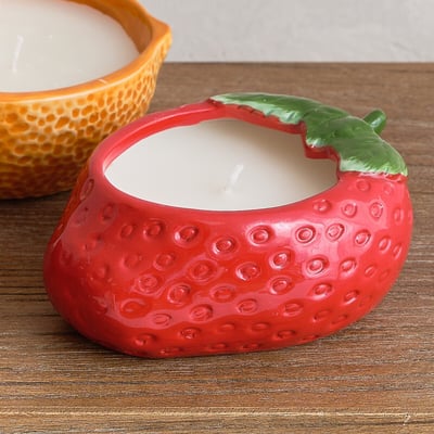 Strawberry Ceramic Candle SO'HOME