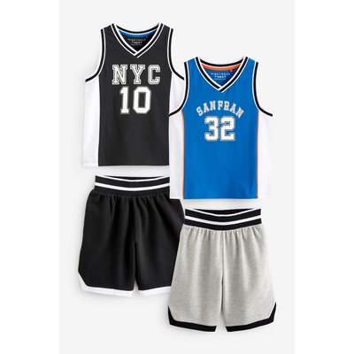 Bas pyjama shorts texturés, lot de 2 NEXT