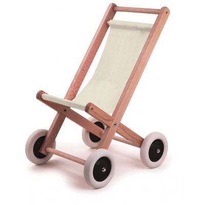 Buggy en bois et tissu naturel EGMONT TOYS