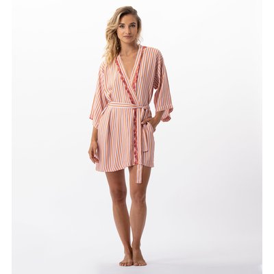 Kimono rayé en 100% viscose BIRKIN 760 LE CHAT