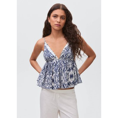 Top imprimé paillettes MANGO TEEN