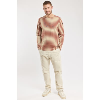 Marinière brodée en coton épais ARMOR-LUX