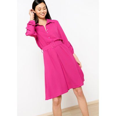 Robe midi à col polo LOLALIZA
