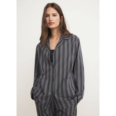 Chemise pyjama rayures tricotées MANGO