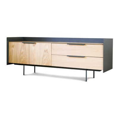 Enfilade en chêne et fer JACKSON PRODUIT INTERIEUR BRUT