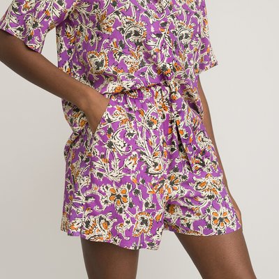 Шорты с цветочным принтом LA REDOUTE COLLECTIONS