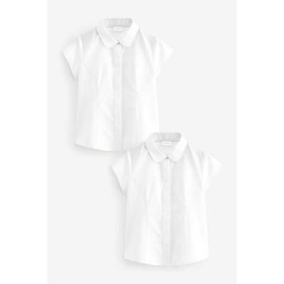 Chemises d'école à manche courte, lot de 2 NEXT