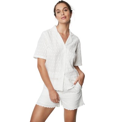 Pyjama short chemise manches courtesP102 SELMARK