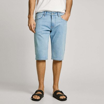 Bermuda En Denim Coupe Regular PEPE JEANS