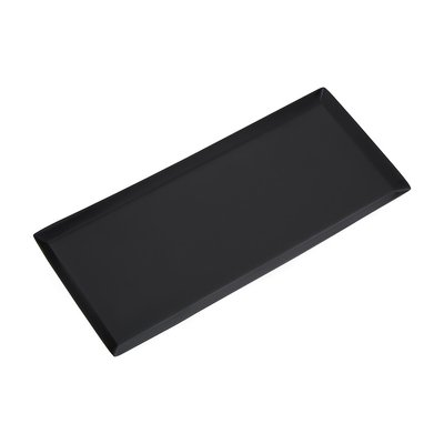 26cm Black Metal Tray SO'HOME