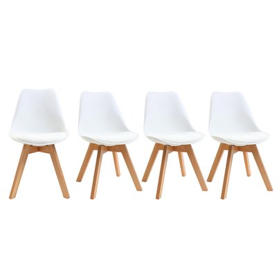 Chaises scandinaves (lot de 4) PAULINE MILIBOO