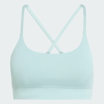 Brassière Longue Côtelée Adidas All Me Maintien Léger Brassière Longue Côtelée Adidas All Me Maintien Léger adidas Performance