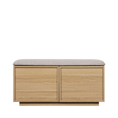 Banc d'entrée avec rangement à chaussures en bois L100cm- JOY DRAWER