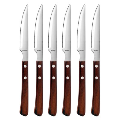 Coffret 6 couteaux steak - BRASERO AMEFA