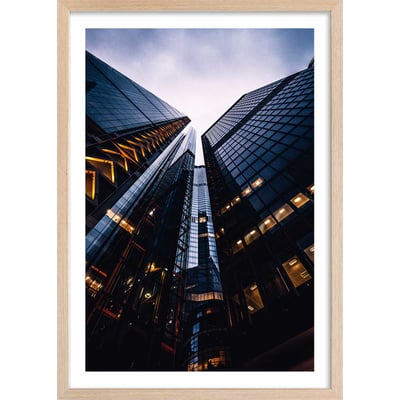 Affiche london au pied des tours HEXOA