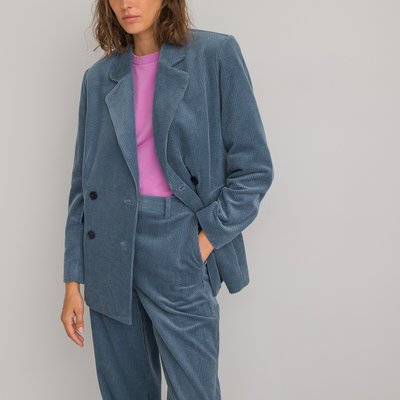 Blazer Signature coupe oversize, en velours côtelé LA REDOUTE COLLECTIONS