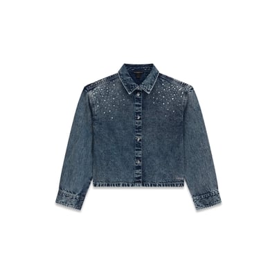 Chemise Crop En Denim GUESS KIDS