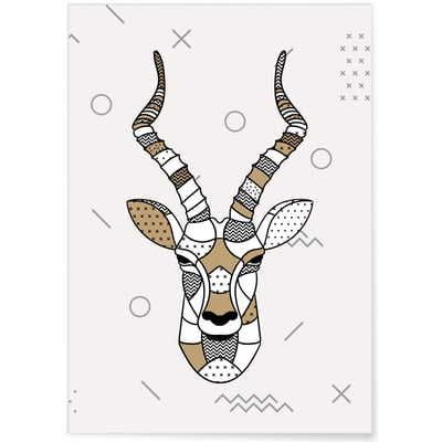 Poster Antilope scandinave L'AFFICHERIE