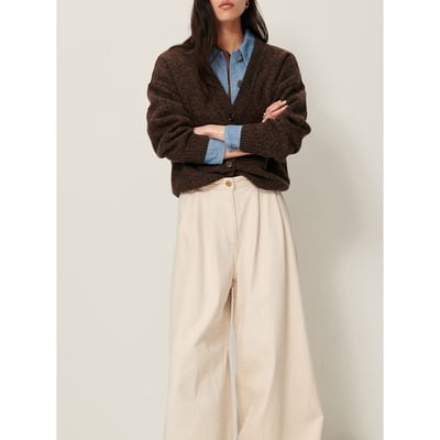 Cardigan oversize in lana, SWEET MONROE SESSUN
