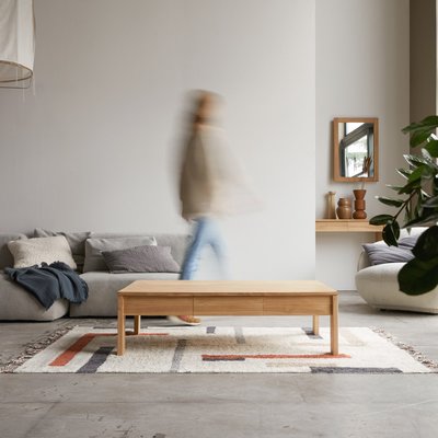 Table basse rectangulaire en teck massif EDEN TIKAMOON