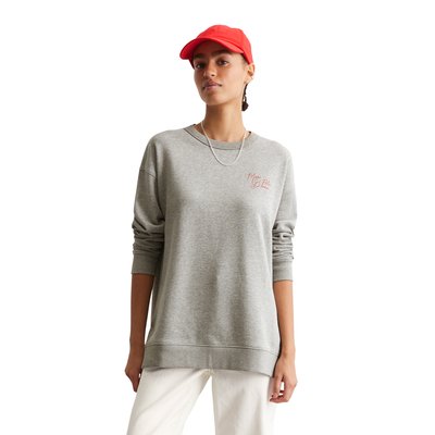 Sweat-shirt extra long relaxed en coton bio mélangé MARC O’POLO DENIM