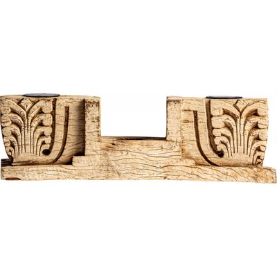 Bougeoir en bois de teck, Vacio RECOLLECTION