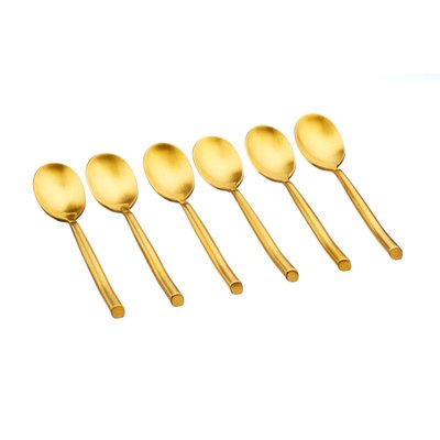 Lot de 6 petites cuillères en inox, NUDE BJORN