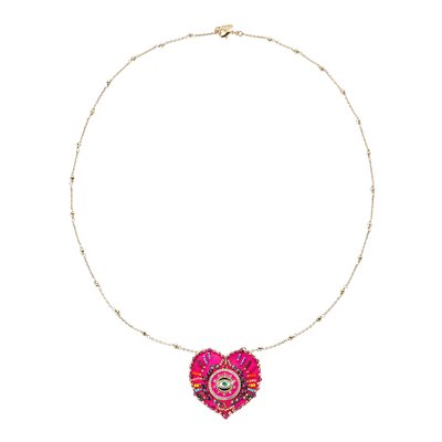 Collier chaîne avec charm central avec perles JANEIRA HIPANEMA