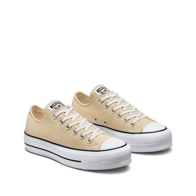 Converse beige plataforma La Redoute